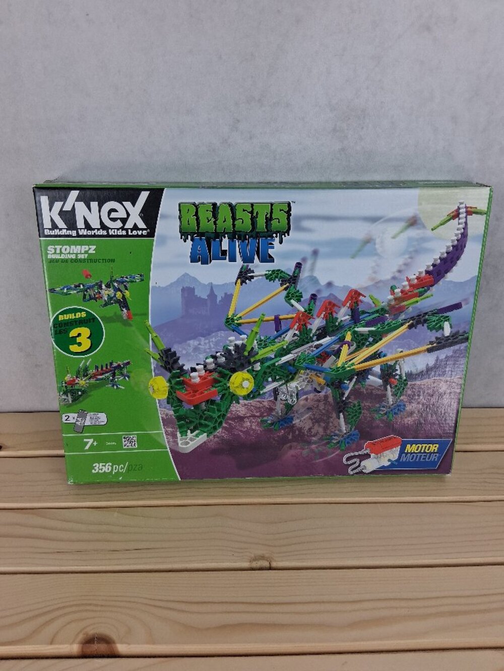 K'NEX Beasts Alive Stompz Dinosaurs Building Set #34485 Includes Motor